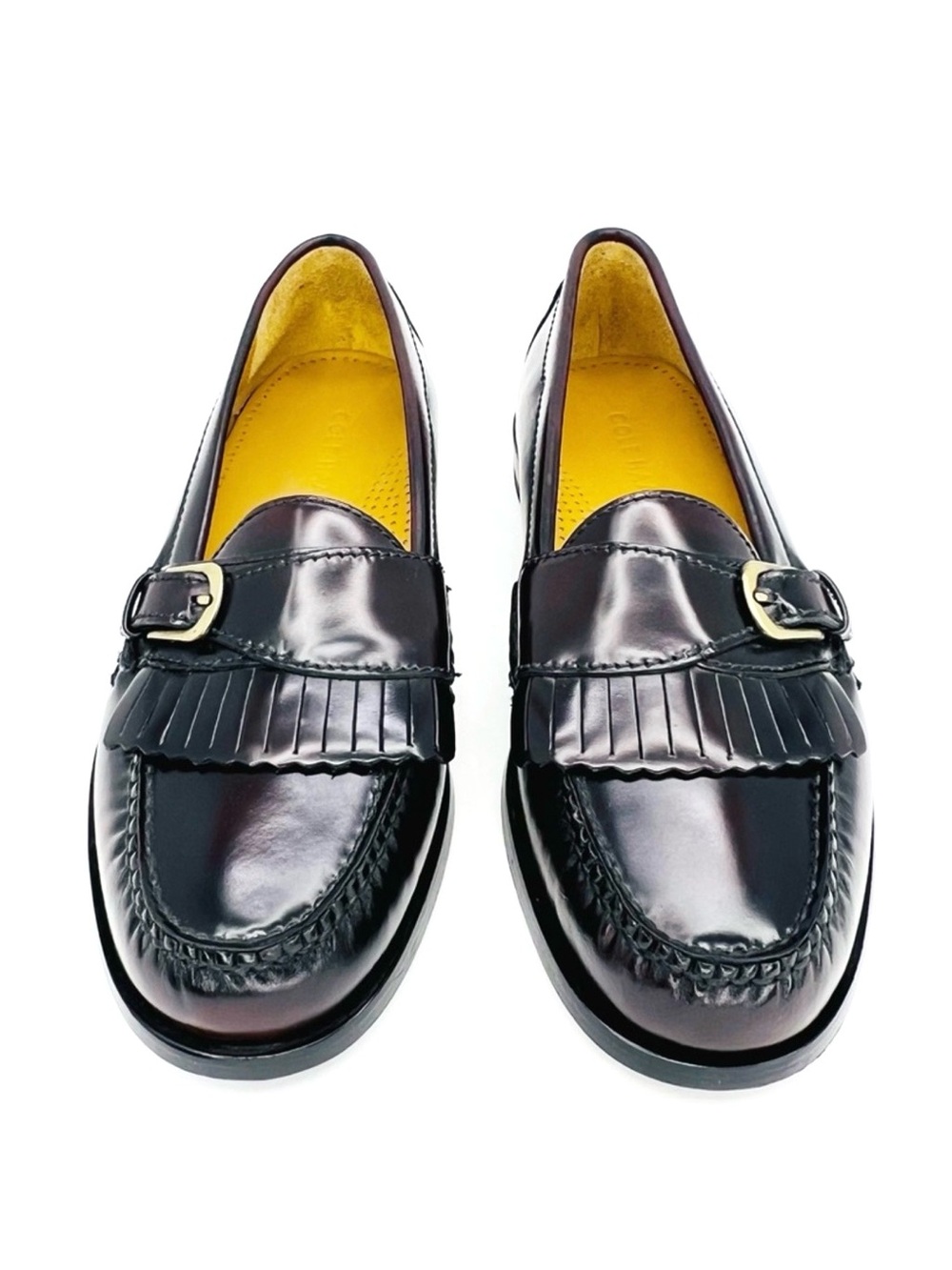 NEW Cole Haan Loafers Kiltie Buckle Burgundy Leather Men’s Size 7 Shoes New